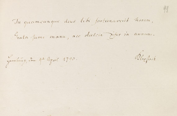  Album amicorum - Stammbuch G. W. Prahmer. 1789-93 - 