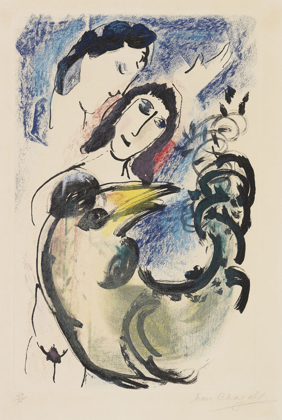 Marc Chagall - Le coq jaune