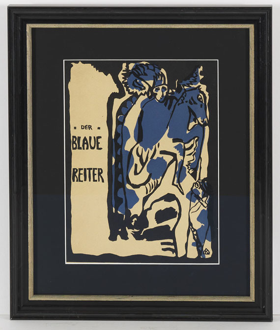 Wassily Kandinsky - Holzschnitt für den Almanach "Der Blaue Reiter" - Frame image