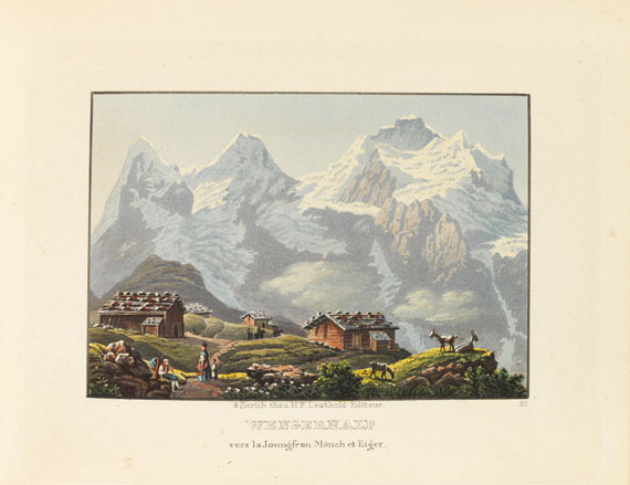 H. F. Leuthold - Cinquantes principales vues de la Suisse - 