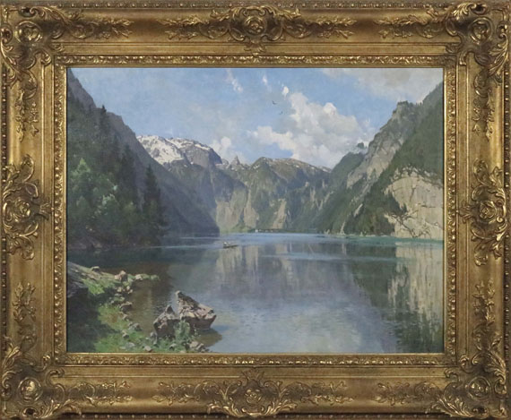 Otto Strützel - Der Königssee - Frame image