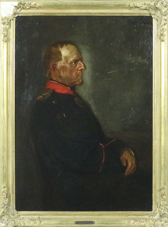 Franz von Lenbach - Porträt Helmut Graf von Moltke - Frame image