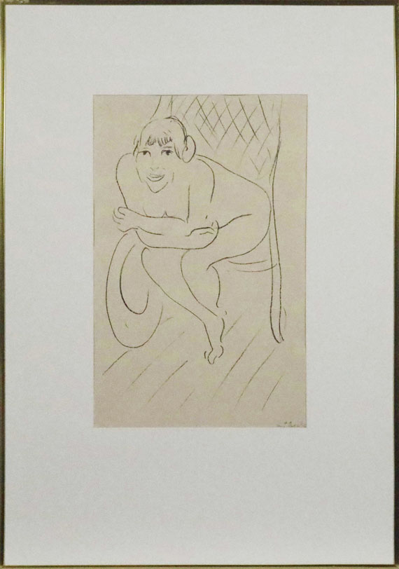 Henri Matisse - Nu au rocking chair - Frame image