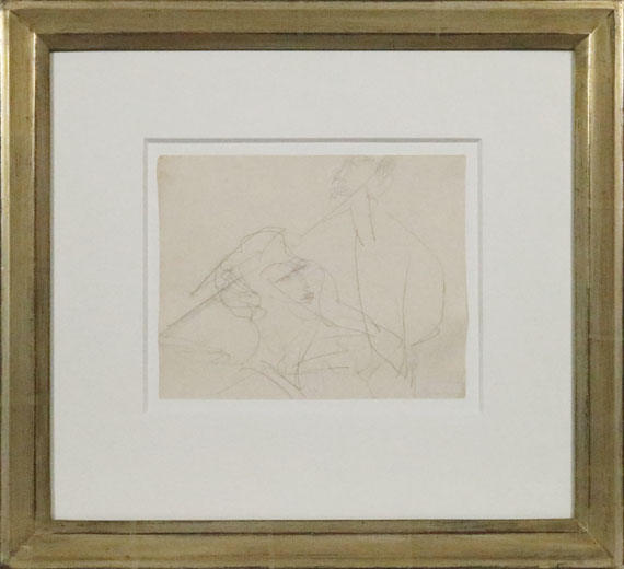 Ernst Ludwig Kirchner - Zwei Personen im Gespräch - Frame image