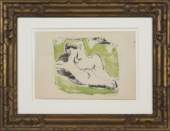 Ernst Ludwig Kirchner - Sich sonnende Badende - Frame image