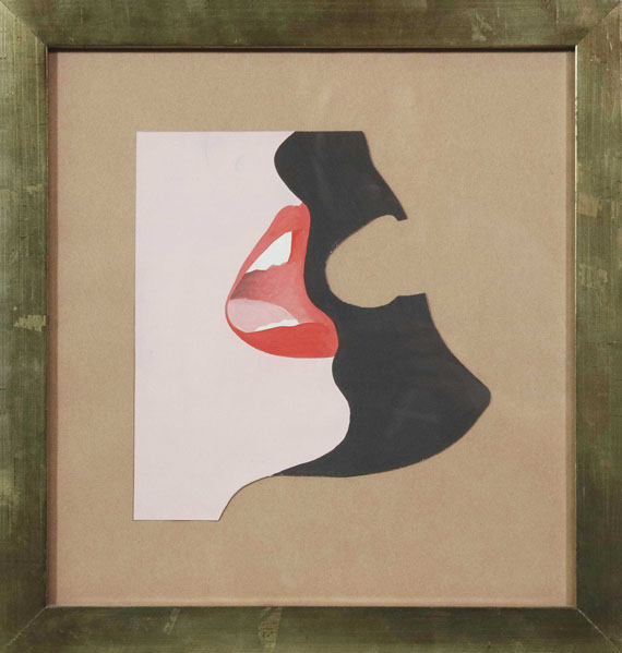 Tom Wesselmann - Untitled (Study for Face #1) - Frame image