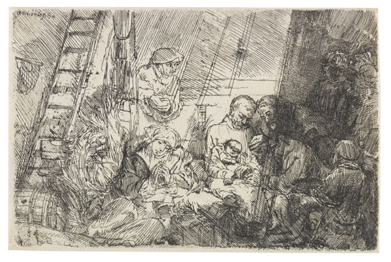 Harmensz. Rembrandt van Rijn - Die Beschneidung (im Breitformat)