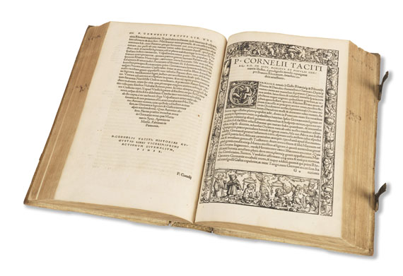 Ambrosius Theodosius Macrobius - In somnium, 1526.  - Vorgeb.: Tacitus, Historia Augusta actionum. 1519. - 