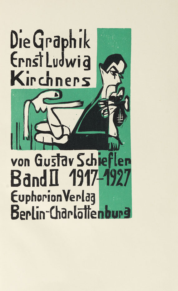 Gustav Schiefler - Die Graphik Ernst Ludwig Kirchners. 2 Bde. - 