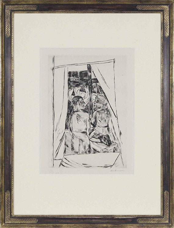 Max Beckmann - Kinder am Fenster - Frame image