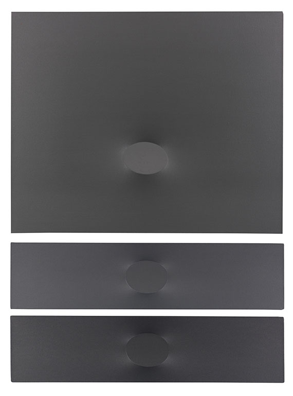 Turi Simeti - Un ovale grigio (2-teilig) - 