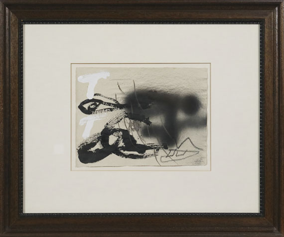 Antoni Tàpies - Esprai negre V - Frame image