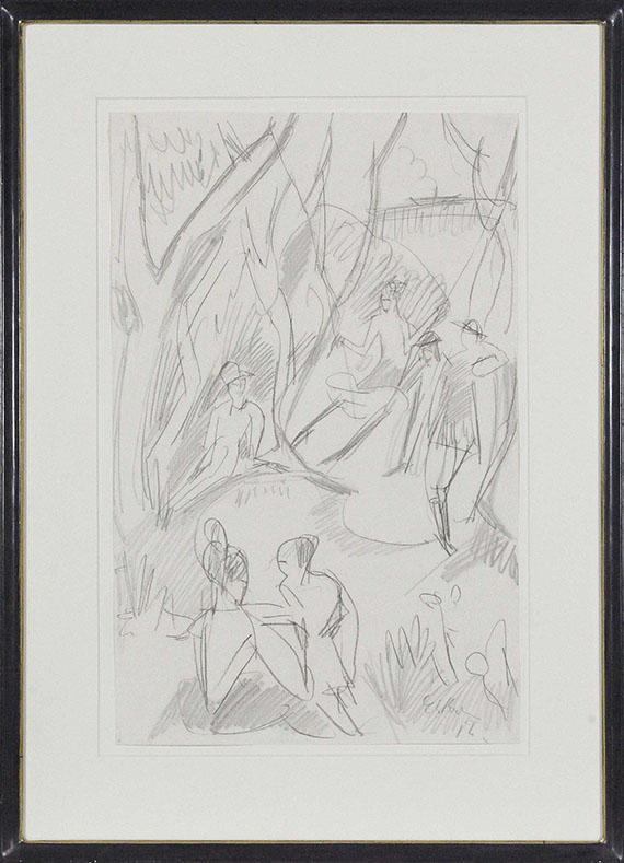 Ernst Ludwig Kirchner - Schaukel - Frame image