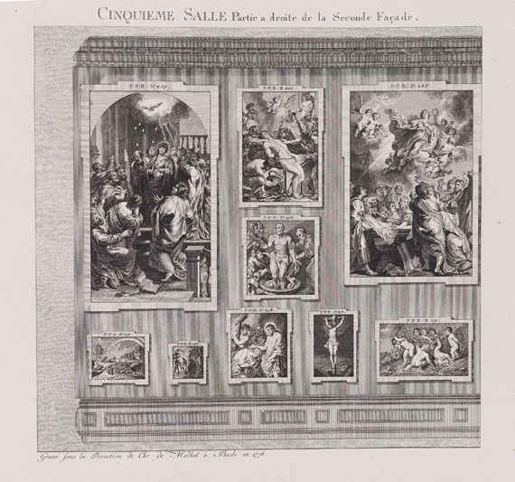 Nicolas de Pigage - Galerie electorale de Dusseldorff, Text- und Tafelband, zus. 2 Bde.