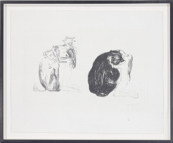 Edvard Munch - Bjørnen (Der Bär) - Frame image