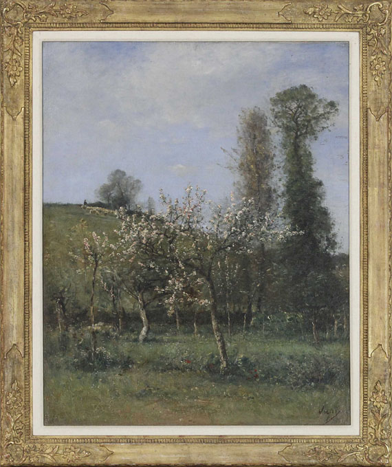 Louis Aimé Japy - Apfelblüte - Frame image