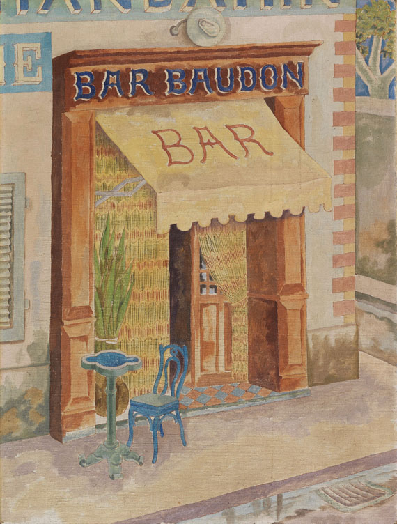 George Grosz - Marseille. Bar Baudon