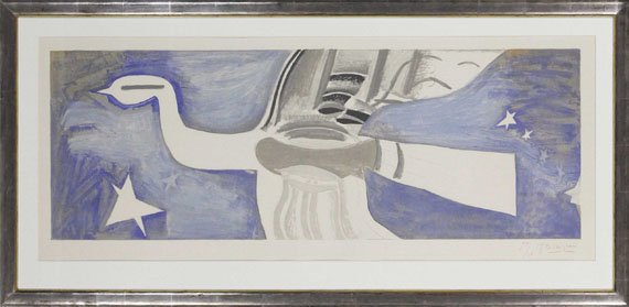 Georges Braque - Grand oiseau bleu - Frame image