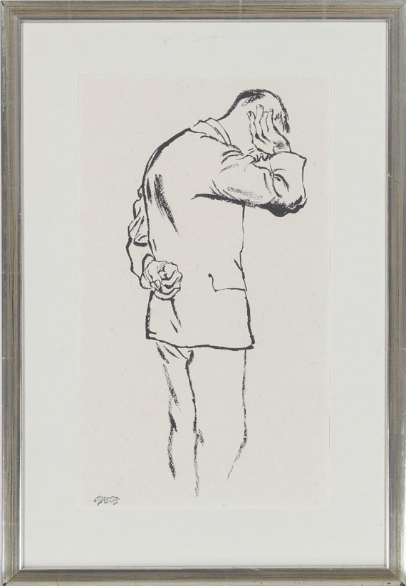 George Grosz - Arbeitsloser - Frame image