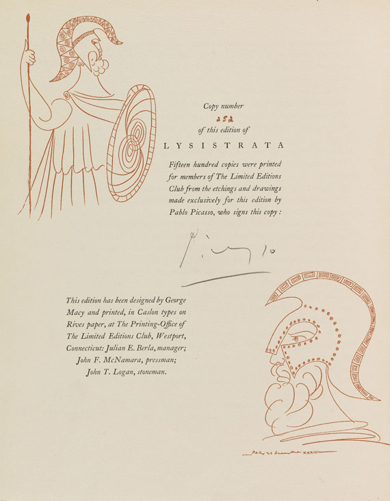  Aristophanes - Picasso - Lysistrata