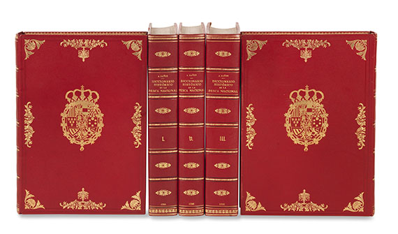 Antonio Sanez Reguart - Dictionario histórico e los artes. 5 Bände - 