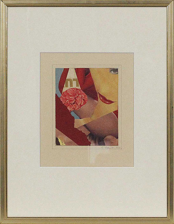 Rudolf Jahns - Das Mädchen Lu mit der Nelke (No. III/23) - Frame image