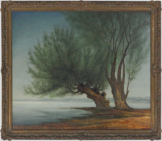 Franz Lenk - Weiden am Wasser - Frame image
