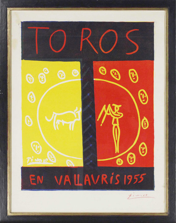 Pablo Picasso - Toros en Vallauris 1955 - Frame image