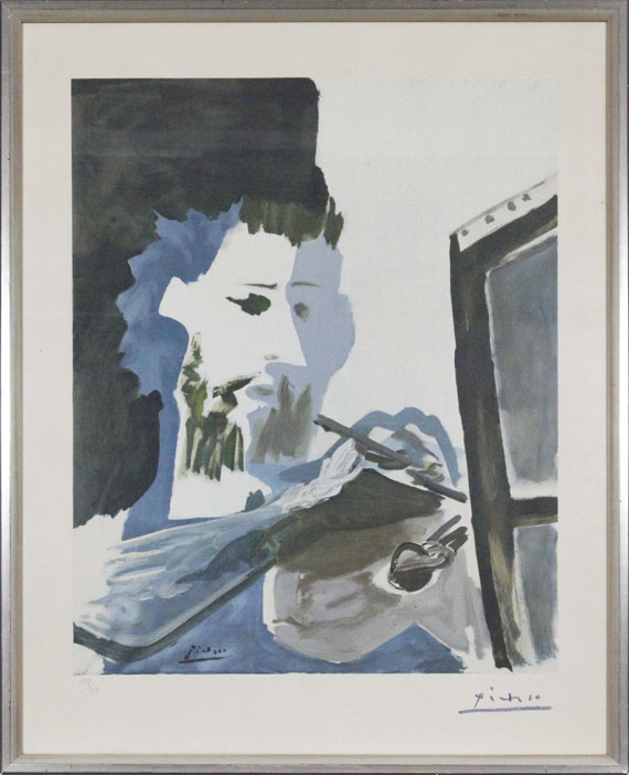 Pablo Picasso - Le Peintre - Frame image