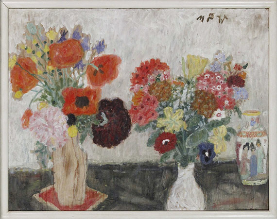 Max Peiffer Watenphul - Blumen mit chinesischer Vase - Frame image