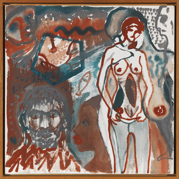 A. R. Penck (d.i. Ralf Winkler) - Ohne Titel - Frame image