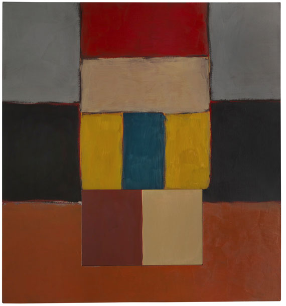Sean Scully<br />Blue Yellow Figure, 2004