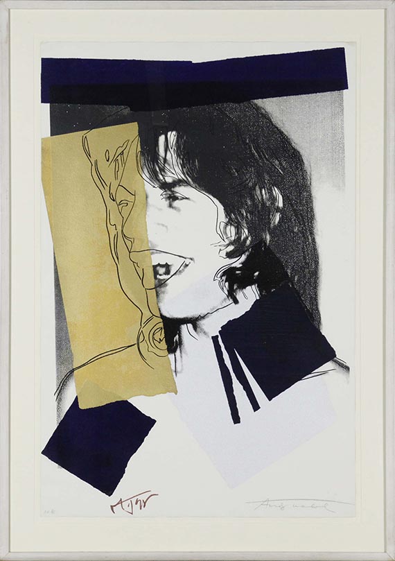 Andy Warhol - Mick Jagger - Frame image