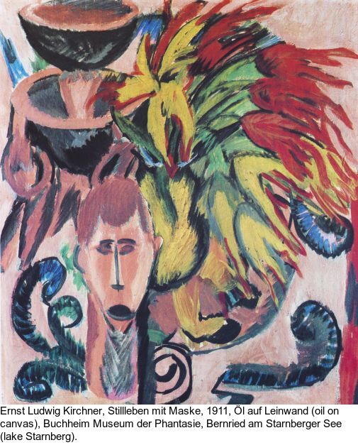 Ernst Ludwig Kirchner - Stilleben mit Kalla - 