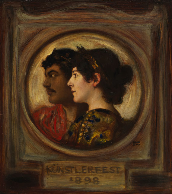 Franz von Stuck<br />Franz und Mary Stuck - Künstlerfest, 1898