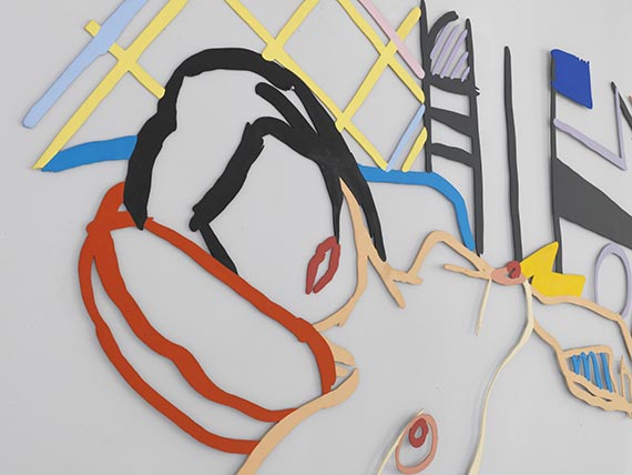 Tom Wesselmann - Monica nude with Lichtenstein