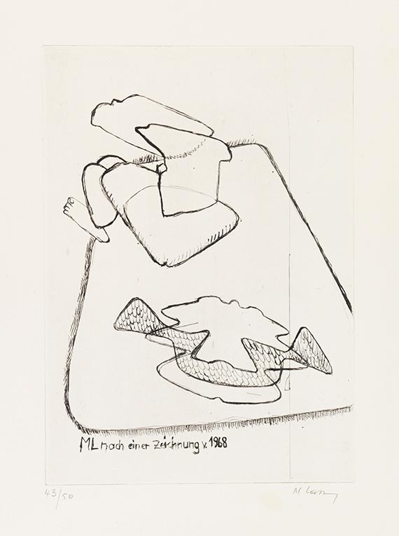 Maria Lassnig - 7 Kupferstiche - 