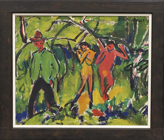 Ernst Ludwig Kirchner - Im Wald - Frame image