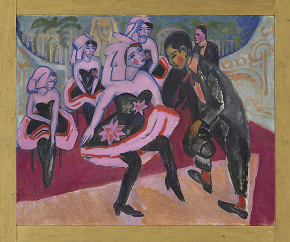 Ernst Ludwig Kirchner - Tanz im Varieté - Frame image