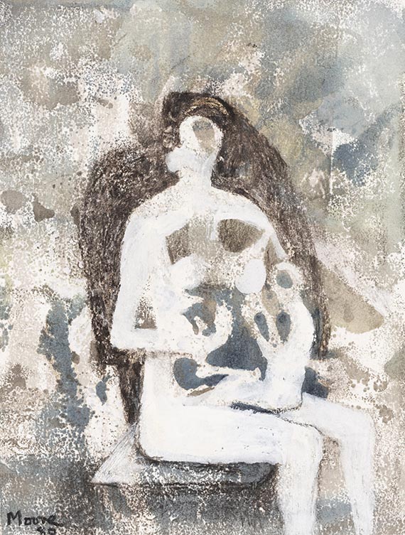 Henry Moore - Seated Mother and Child