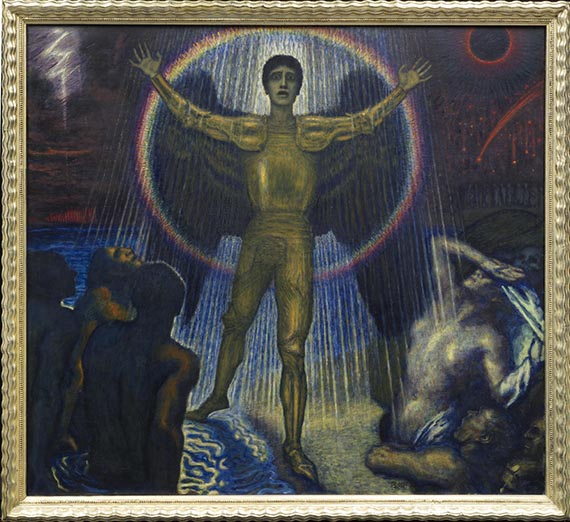 Franz von Stuck - Der Engel des Gerichts - Frame image