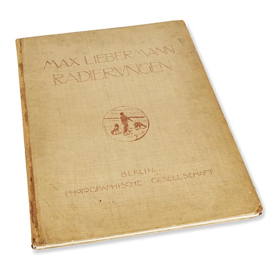Max Liebermann - Mappe mit 14 Radierungen - 