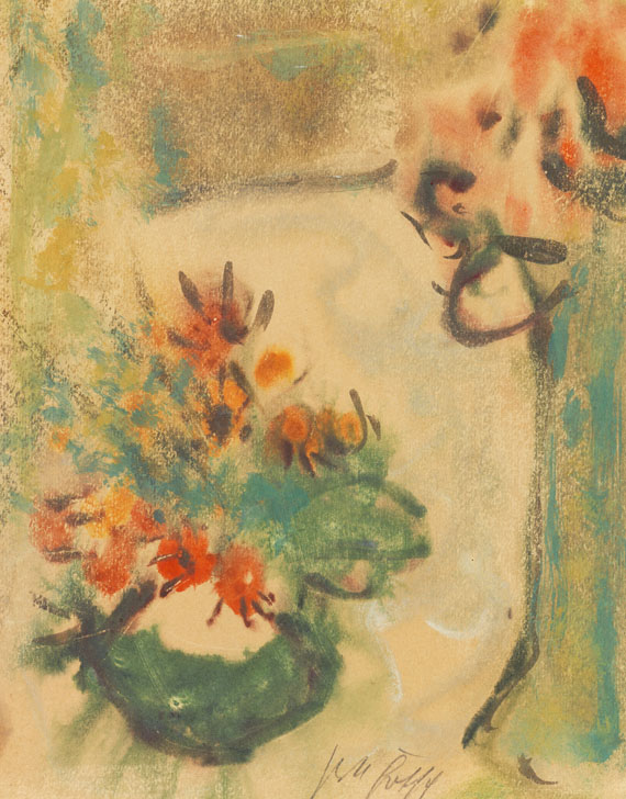 Friedrich Karl Gotsch - Blumen im Korb