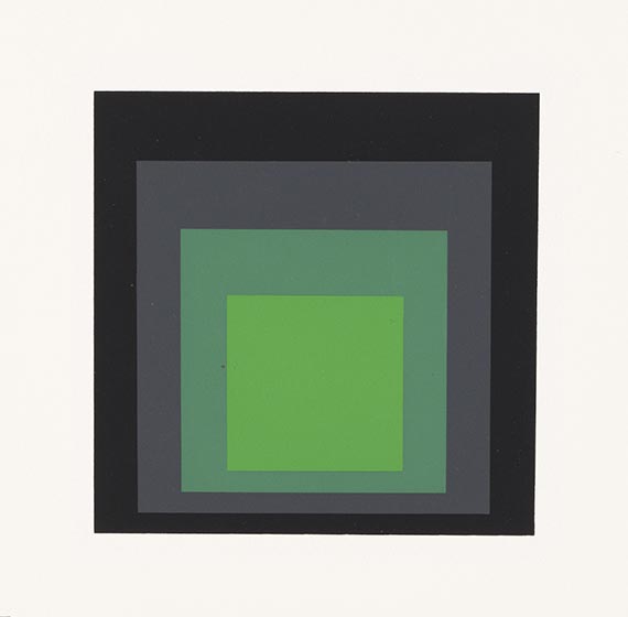 Josef Albers - 6 Bll.: Hommage to the Square - 