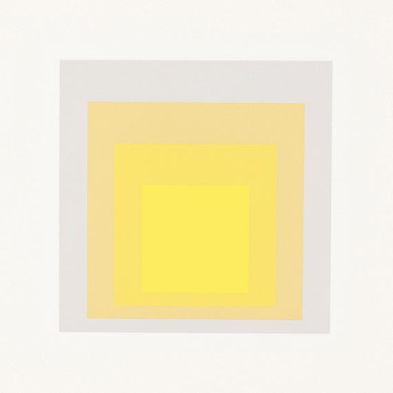 Josef Albers - 6 Bll.: Hommage to the Square - 