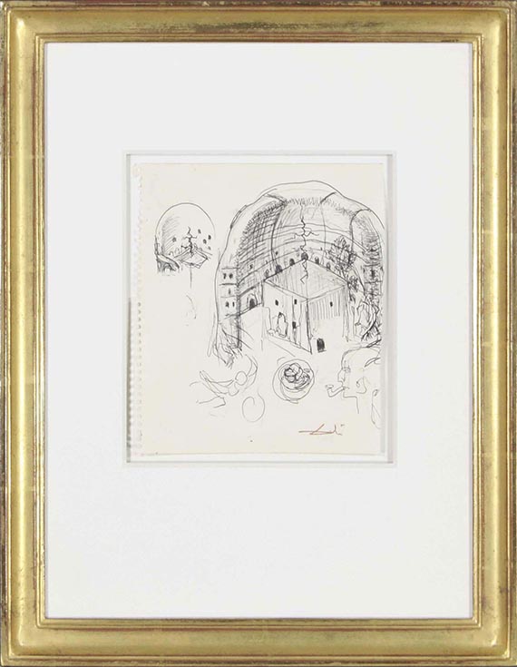 Salvador Dalí - Studien zu: Le crâne de Zurbaran (1956) - Frame image