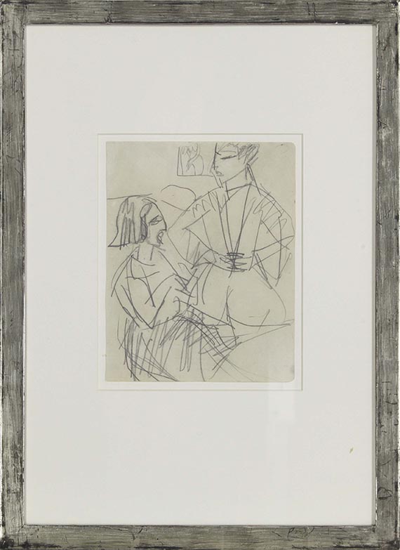 Ernst Ludwig Kirchner - Frauen im Gespräch - Frame image