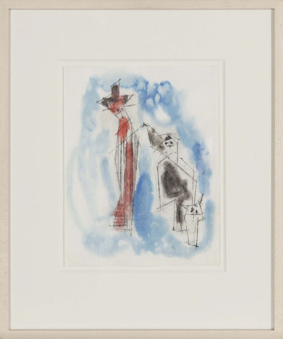 Lyonel Feininger - Three Figures - Frame image