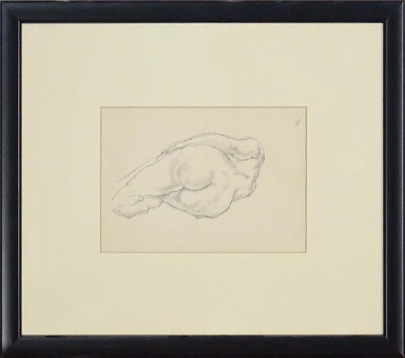 George Grosz - Liegender Rückenakt - Frame image