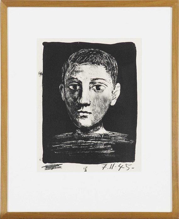Pablo Picasso - Tête de jeune garçon - Frame image
